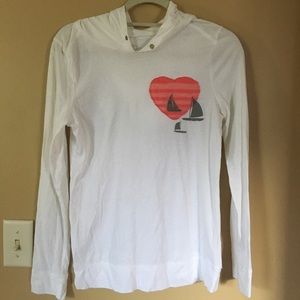 Small Old Navy Long Sleeve Hooded Shirt